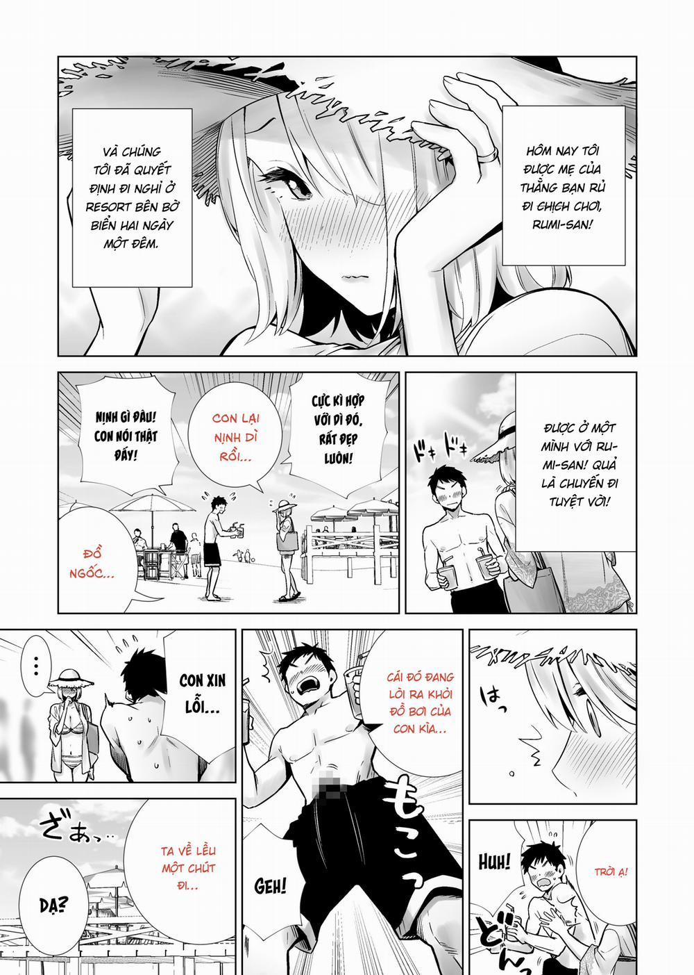 Tôi bulul mẹ thằng bạn ở bãi biển Oneshot nứng trang 2