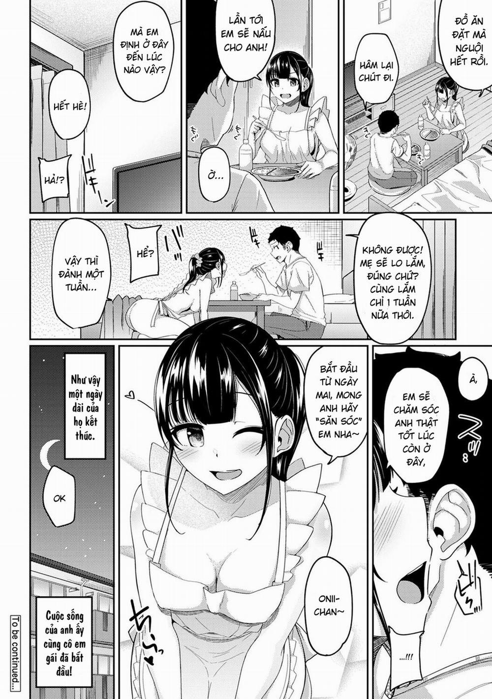 Tôi cố chịch em gái khi thấy ẻm mặc tạp dề khỏa thân... 8 trang 25