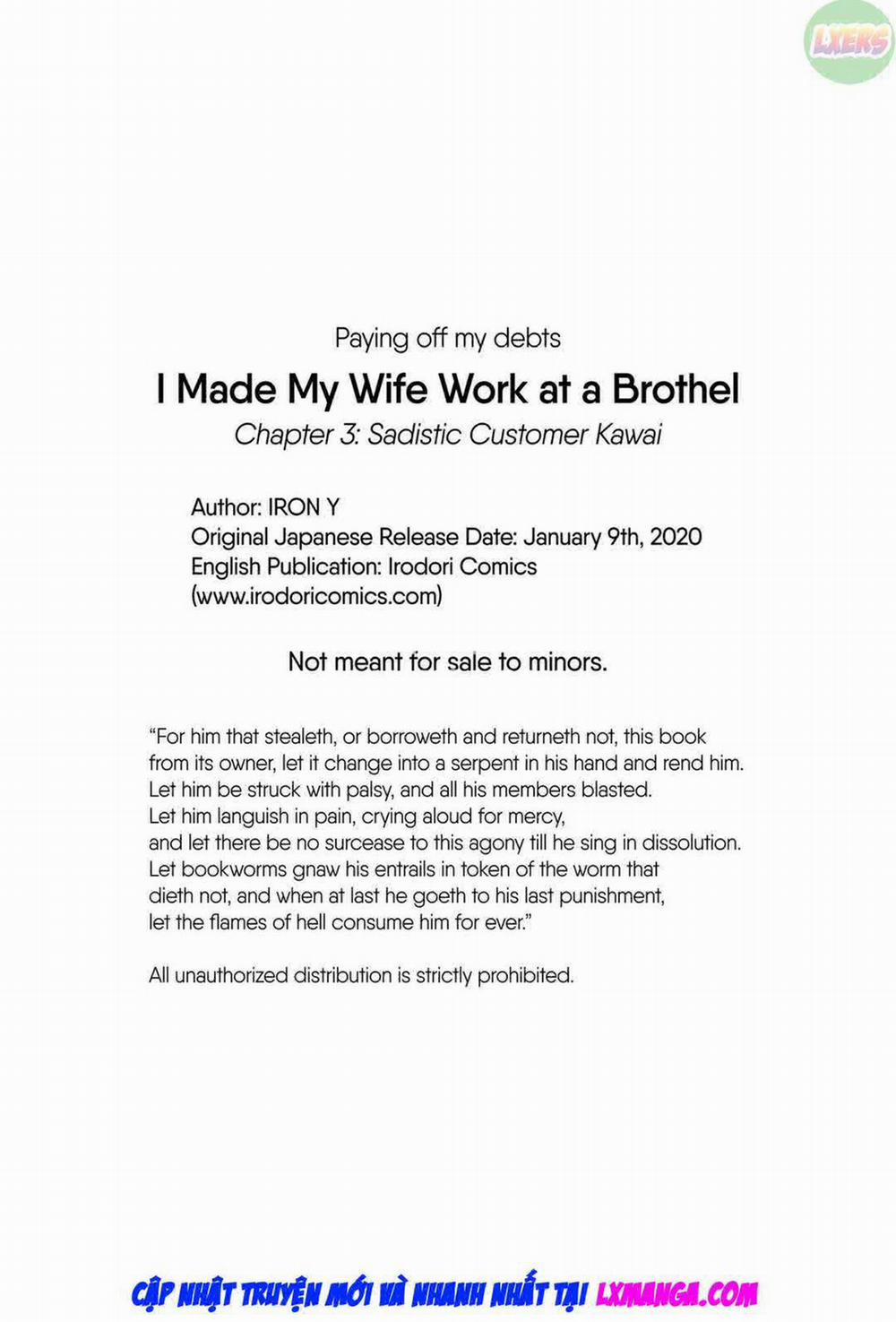 Tôi Khiến Vợ Mình Phải Làm Việc Ở Nhà Thổ 3 trang 48