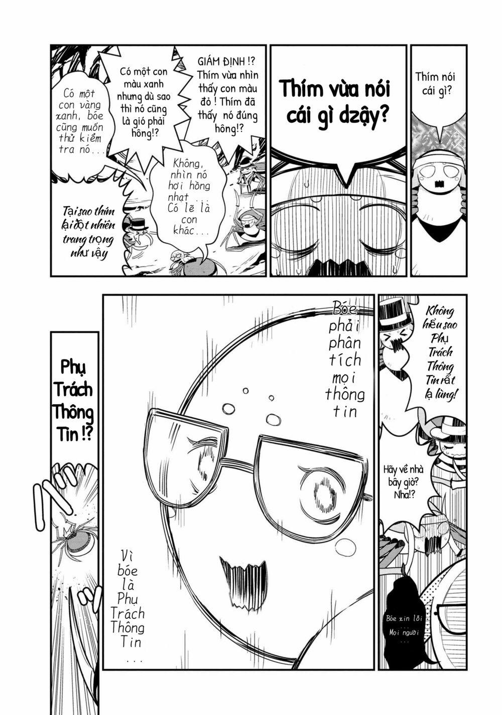 Tôi Là Nhện Đấy Thi Sao Nào? Cuộc Sống Của 4 Chị Em Nhện 2 trang 4