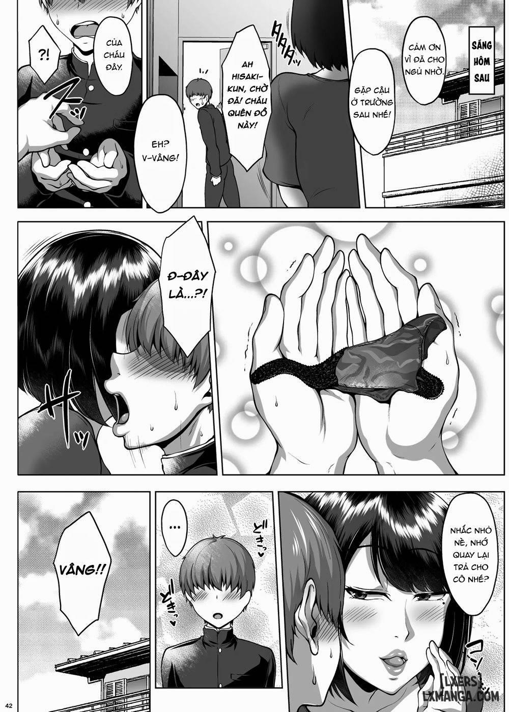 Tomodachi No Muchimuchi Na Okaa-san To Zupposhi Asedaku Otomarikai Oneshot trang 42