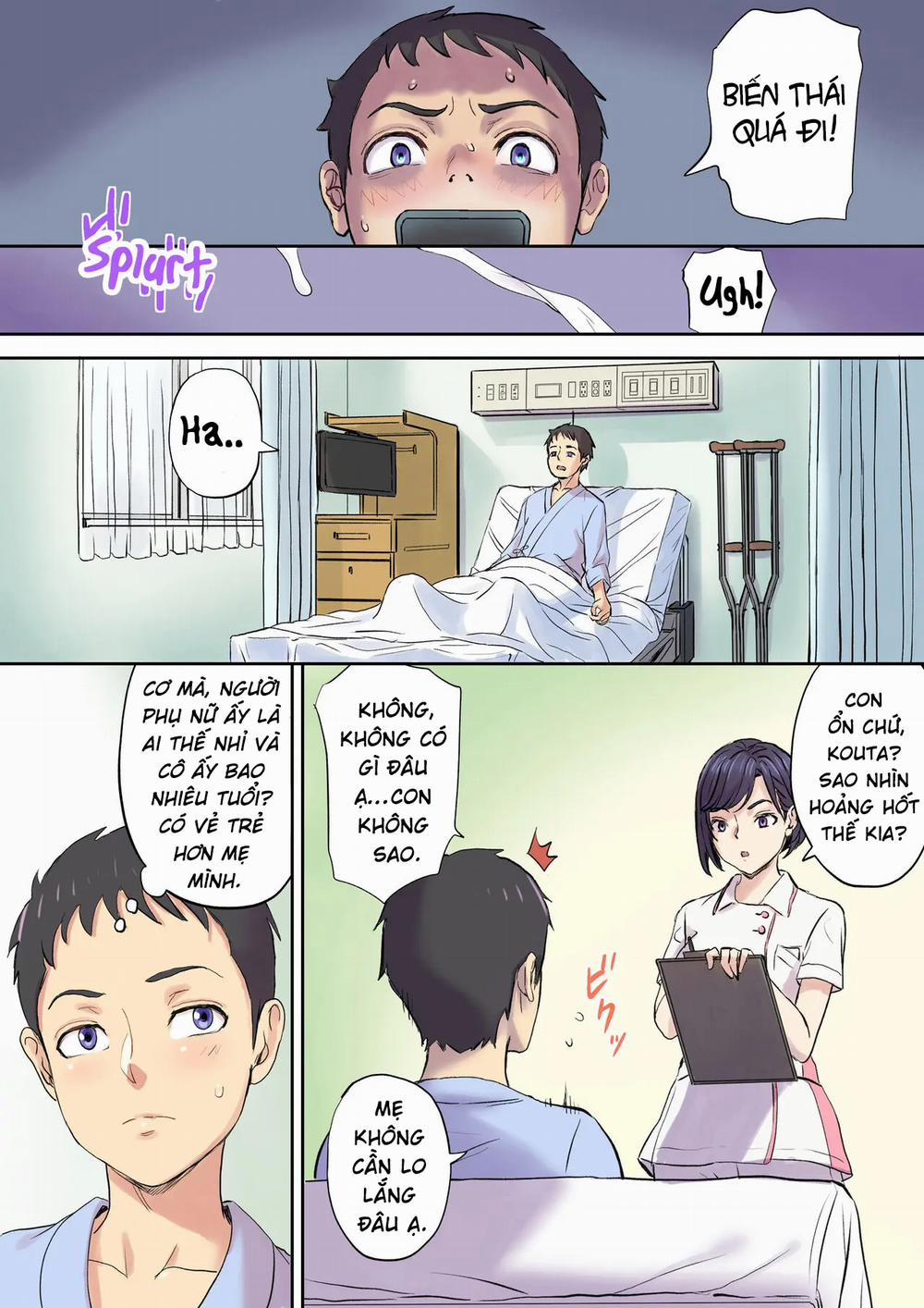 Tonari no Bed de Netorareru Kangoshi Jukubo Phần 1 trang 32