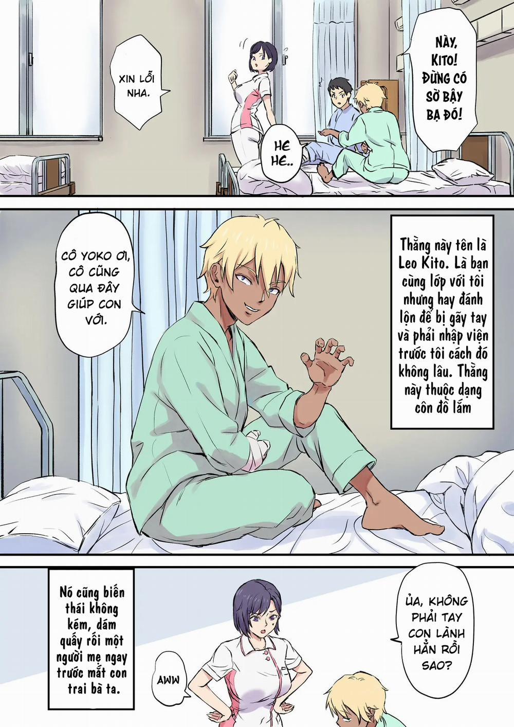 Tonari no Bed de Netorareru Kangoshi Jukubo Phần 1 trang 4