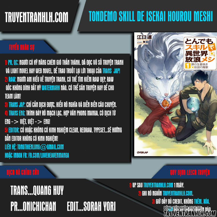 Tondemo Skill De Isekai Hourou Meshi 3 trang 0