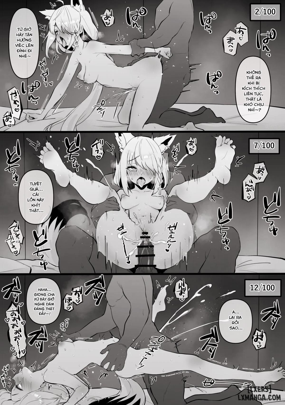 Tổng hợp Oneshot (Hololive) của Kokemomo Một căn phòng mà Cha xứ Fubuki không thể rời đi cho đến khi đạt cực khoái 100 lần. trang 3