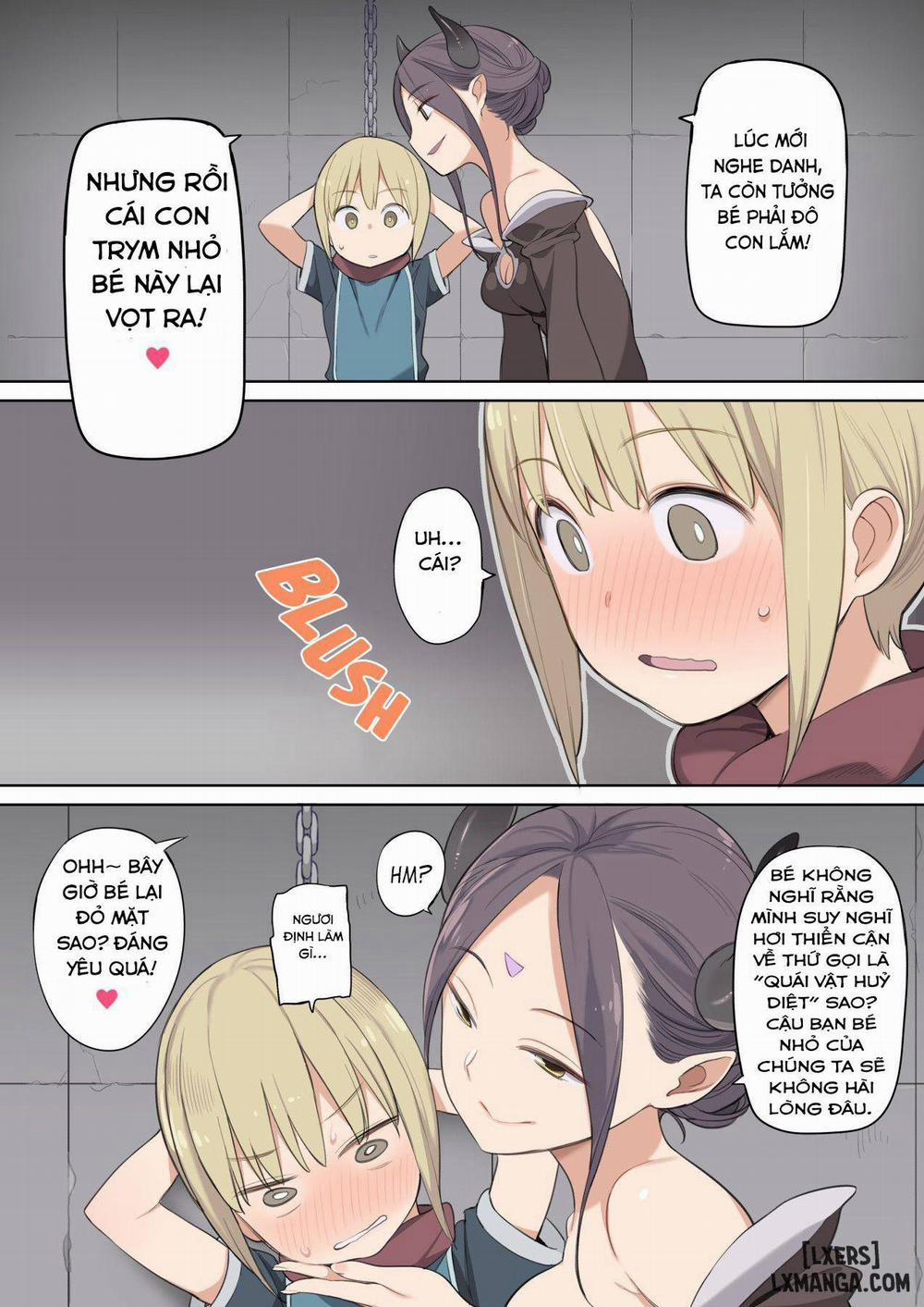 Toraware Yuusha To Maou (Onna) To Elf Oneshot trang 3