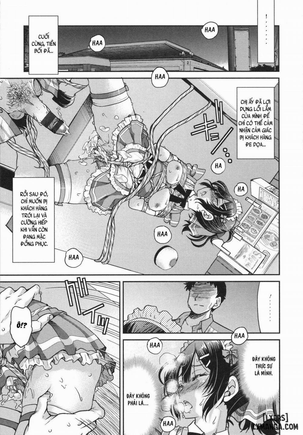 Toretate Famiresu Senpai wo Gyuutto Shibatta Gochisou Don Oneshot trang 26