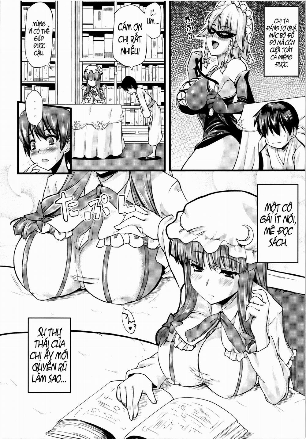 Toshokan No Oneesan Ga Ijimete Ageru (Touhou) Oneshot trang 4