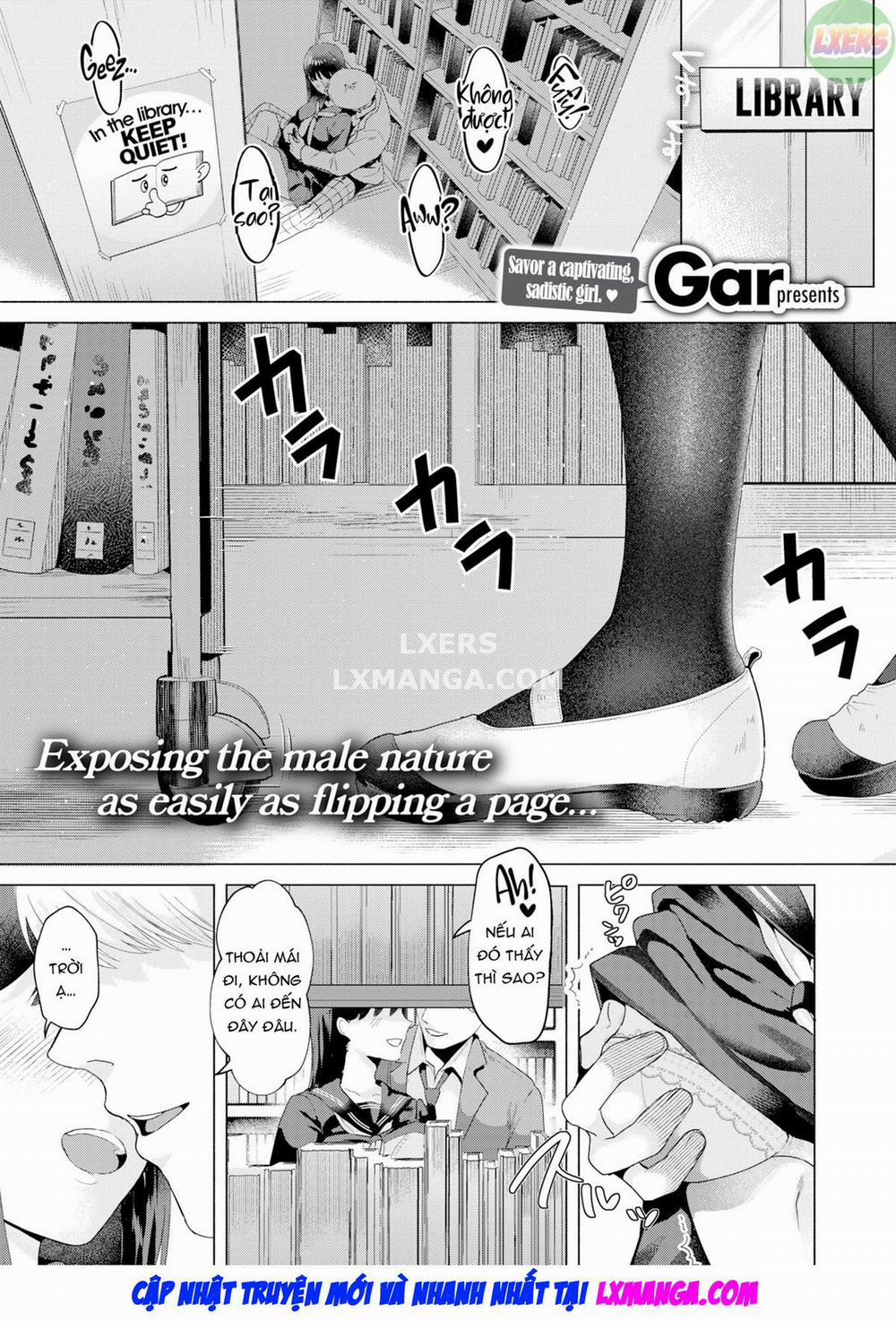 Toshoshitsu no Shimi Oneshot trang 1