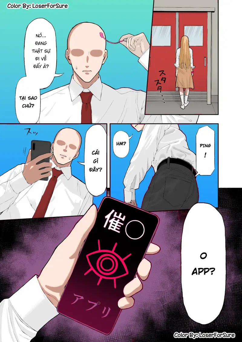 Trả thù bằng app thôi miên Oneshot trang 5
