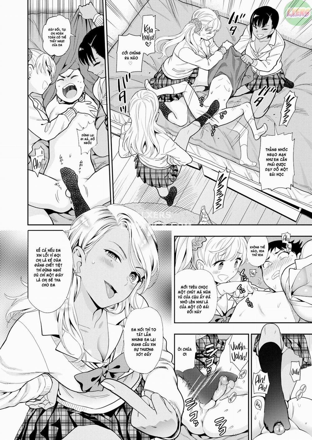 Trai tơ và chị gái đĩ thõa 1 0 Em trai tân và 3 chị gái dâm 0 Virgin Little Brother &amp; 3 Sluts trang 8