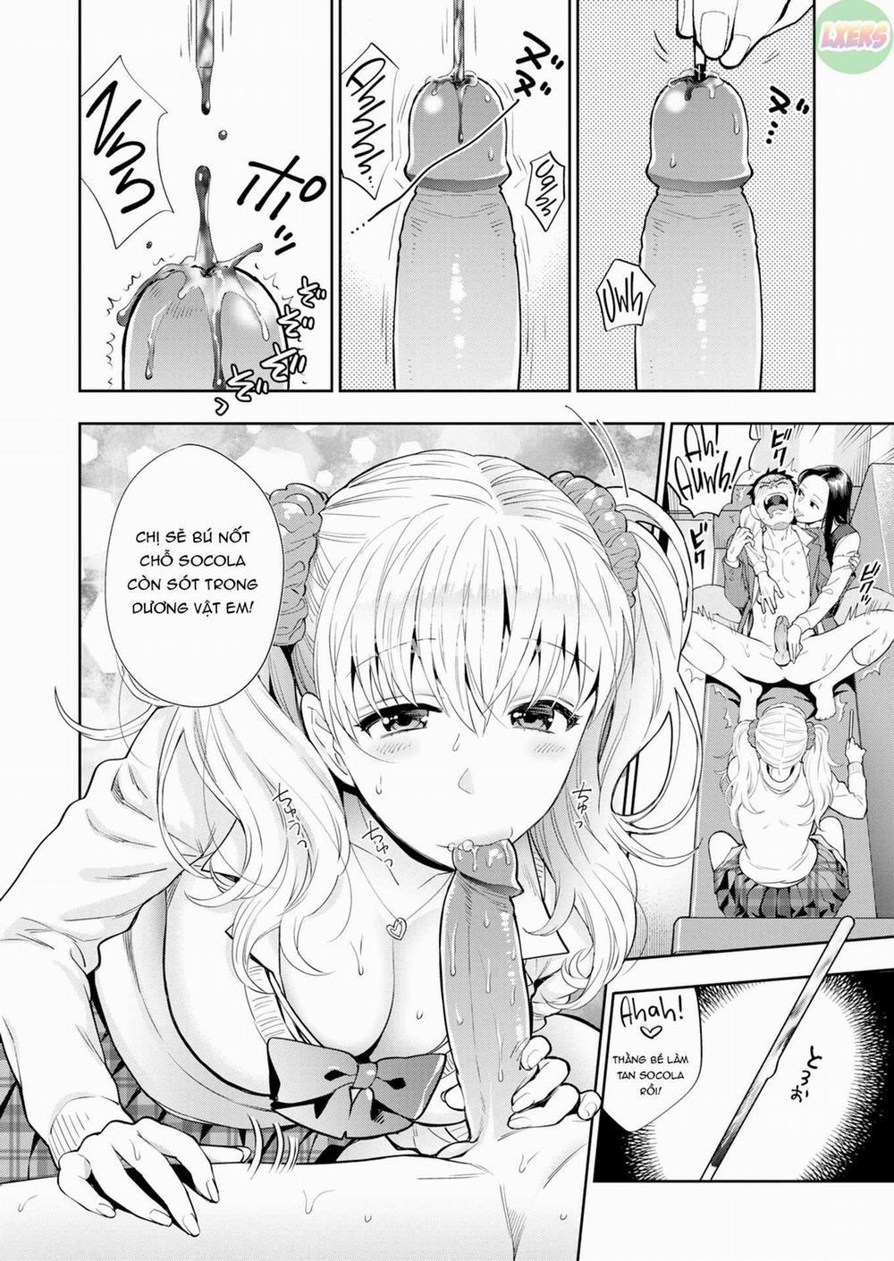 Trai tơ và chị gái đĩ thõa 3 - Em trai tân và 3 chị gái dâm - Chuyện của Maho | Virgin Little Brother &amp; 3 Sluts - Maho-chan's Tale trang 14