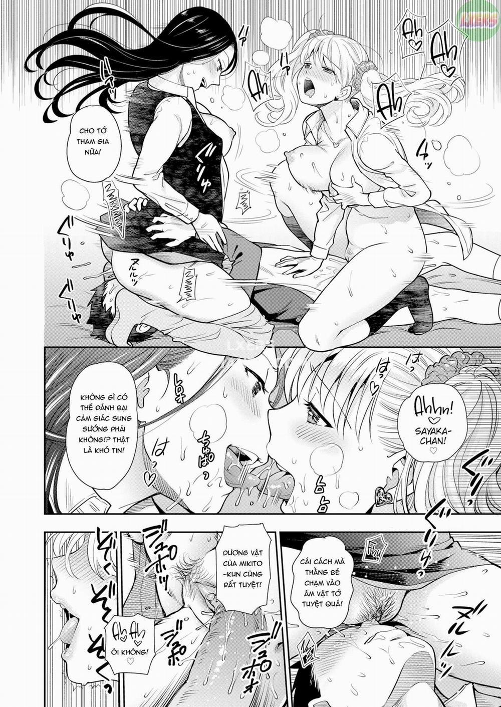 Trai tơ và chị gái đĩ thõa 3 - Em trai tân và 3 chị gái dâm - Chuyện của Maho | Virgin Little Brother &amp; 3 Sluts - Maho-chan's Tale trang 18