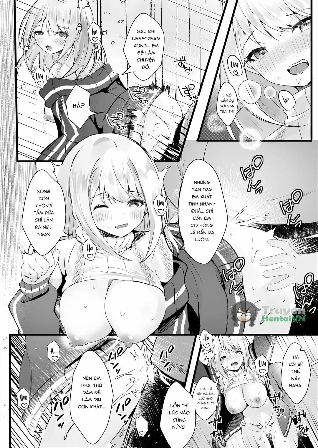 Trên Livestream Em Bảo Mình Chưa Có Bạn Trai Mà? Oneshot trang 17