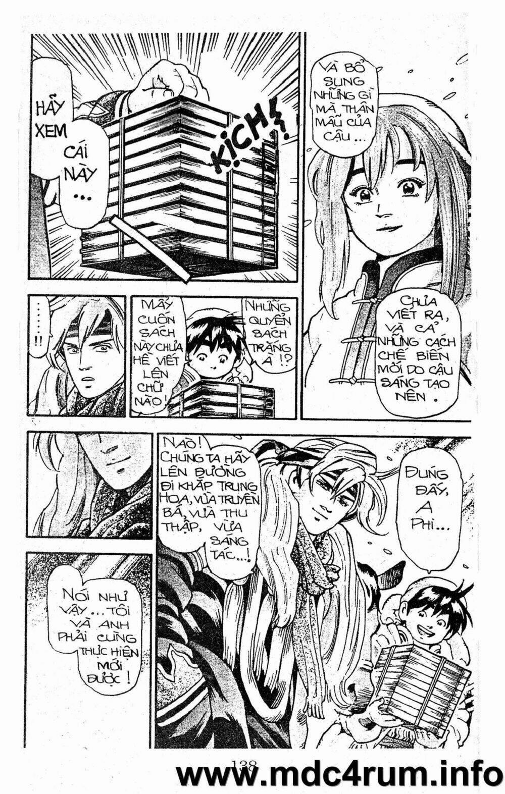 Trung Hoa Tiểu Đầu Bếp - Chuuka Ichiban 20 trang 130