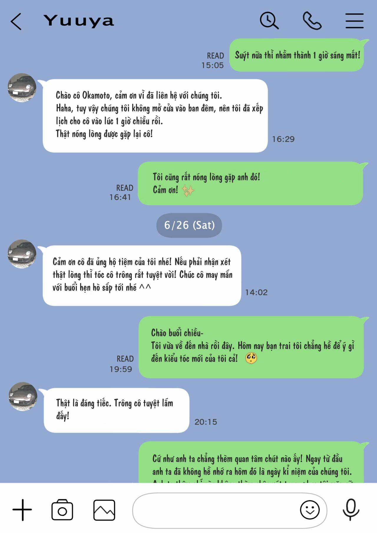 Truyện Phát hiện sừng khi xem trộm điện thoại bạn gái 1 trang 37