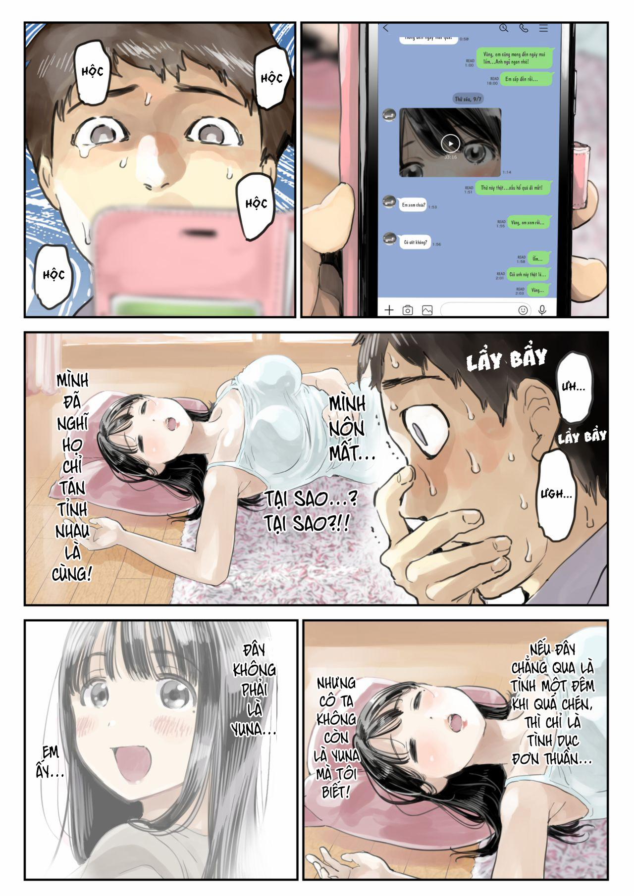 Truyện Phát hiện sừng khi xem trộm điện thoại bạn gái 2 trang 16