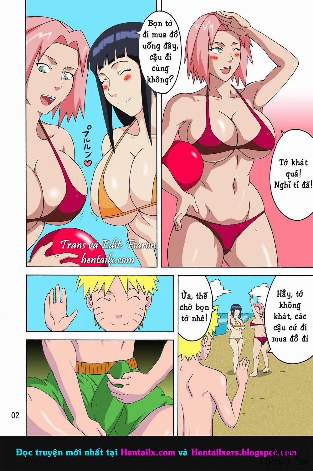 Tsunade's Obscene Beach Oneshot trang 2