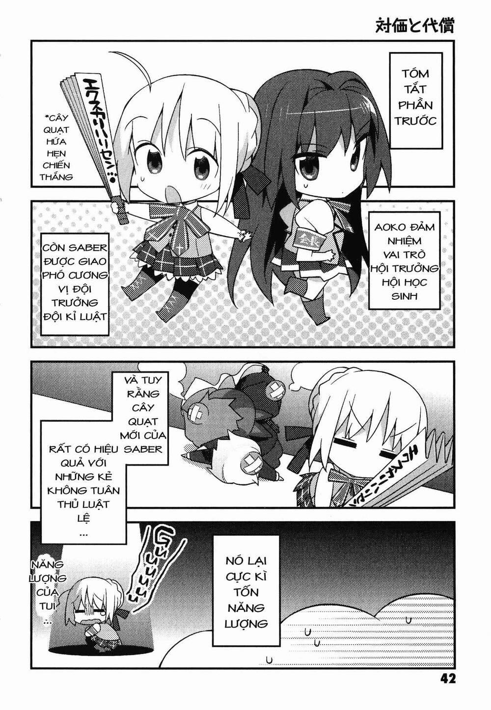 Type-Moon Gakuen – Chibi Chuki! 3 trang 2
