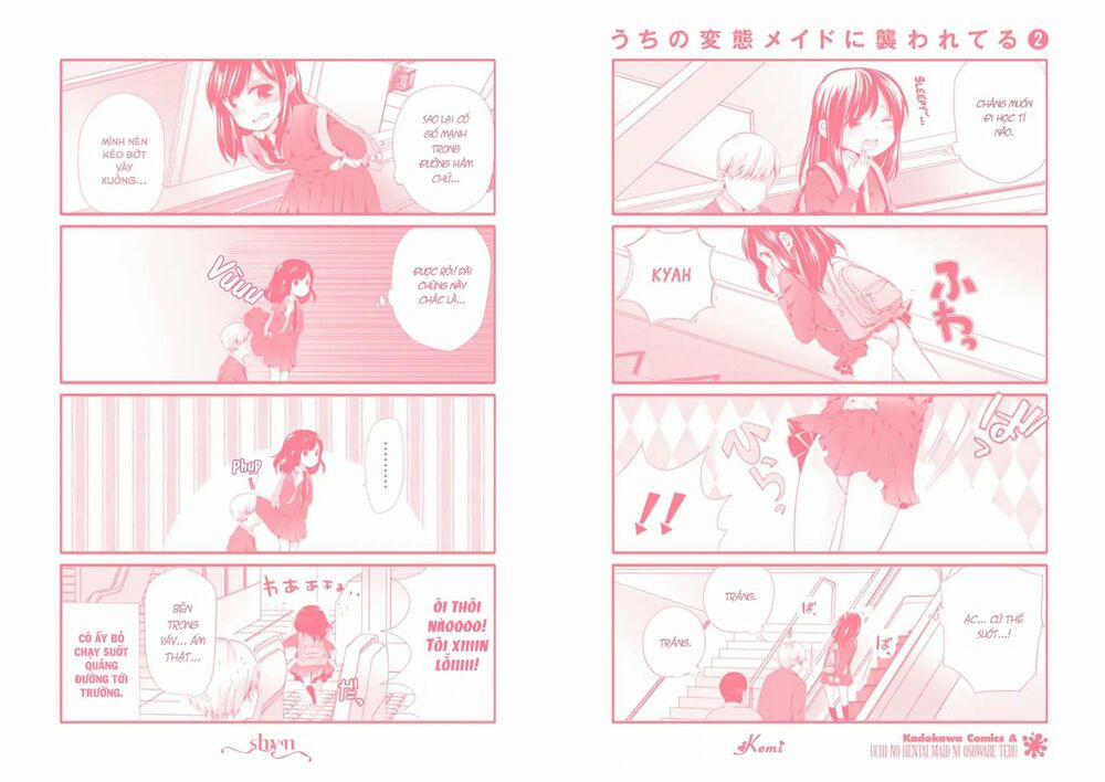 Uchi No Hentai Maid Ni Osowareteru 40.2 trang 9