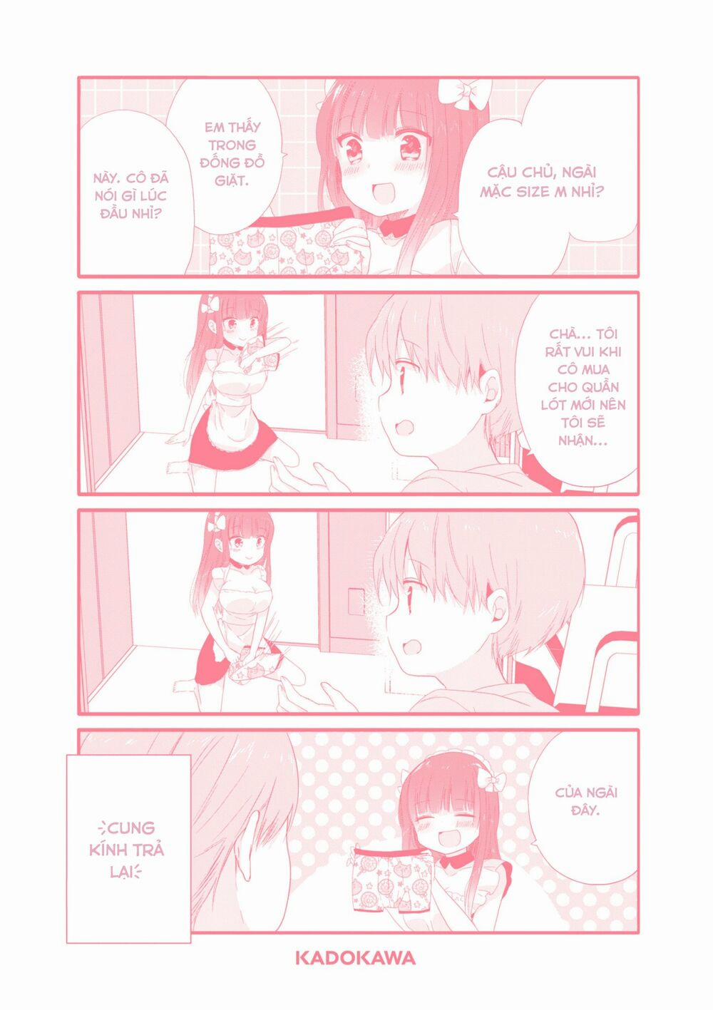 Uchi No Hentai Maid Ni Osowareteru 46.6 trang 4