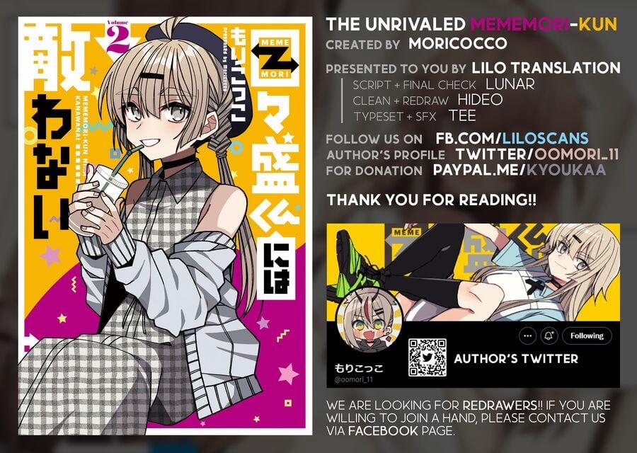 Unparalleled Mememori-Kun 10 trang 1