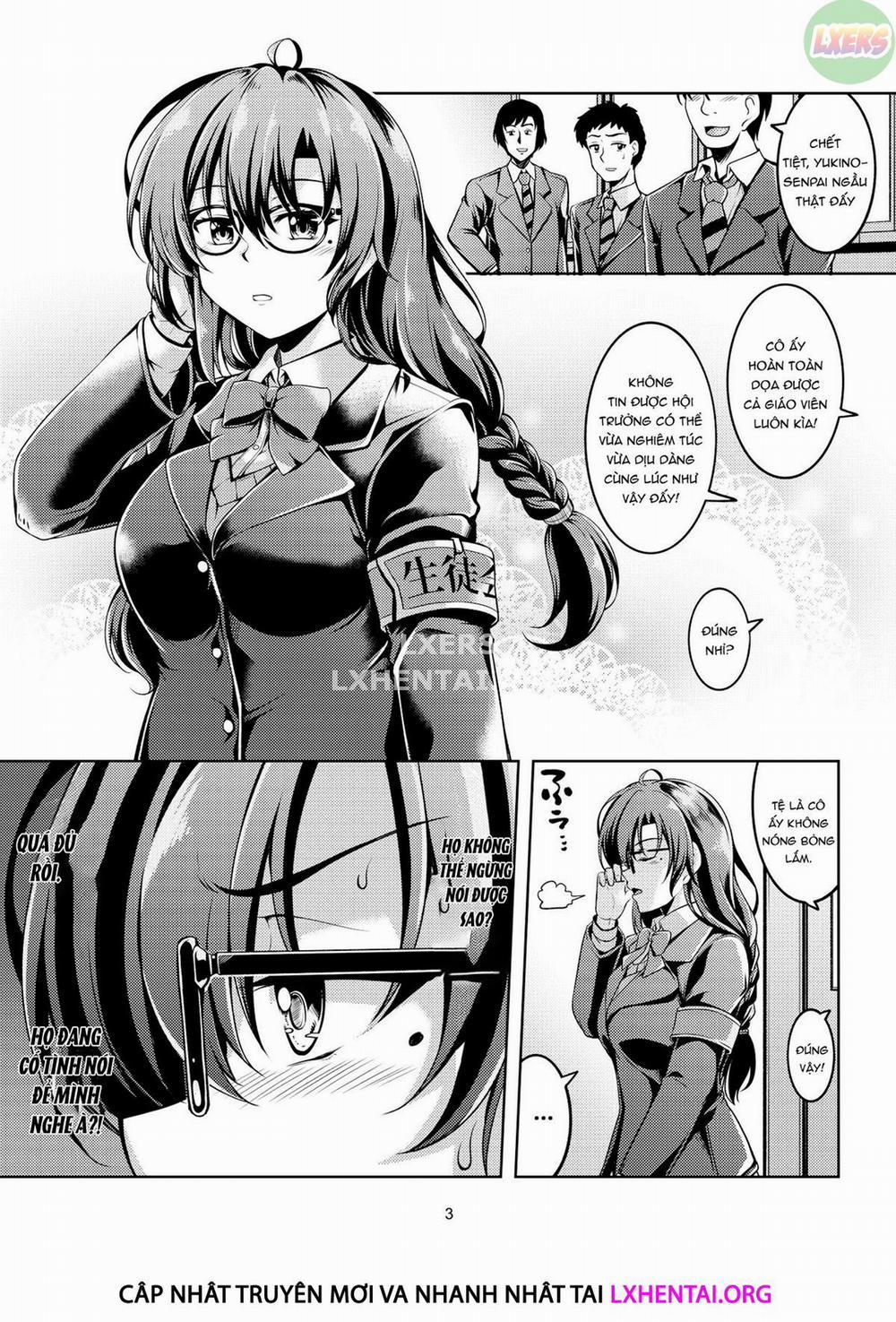 Uraaka Liver Take 1 Kyouhaku! Kouochi Seitokaichou -Yukino Kanami- Oneshot trang 10