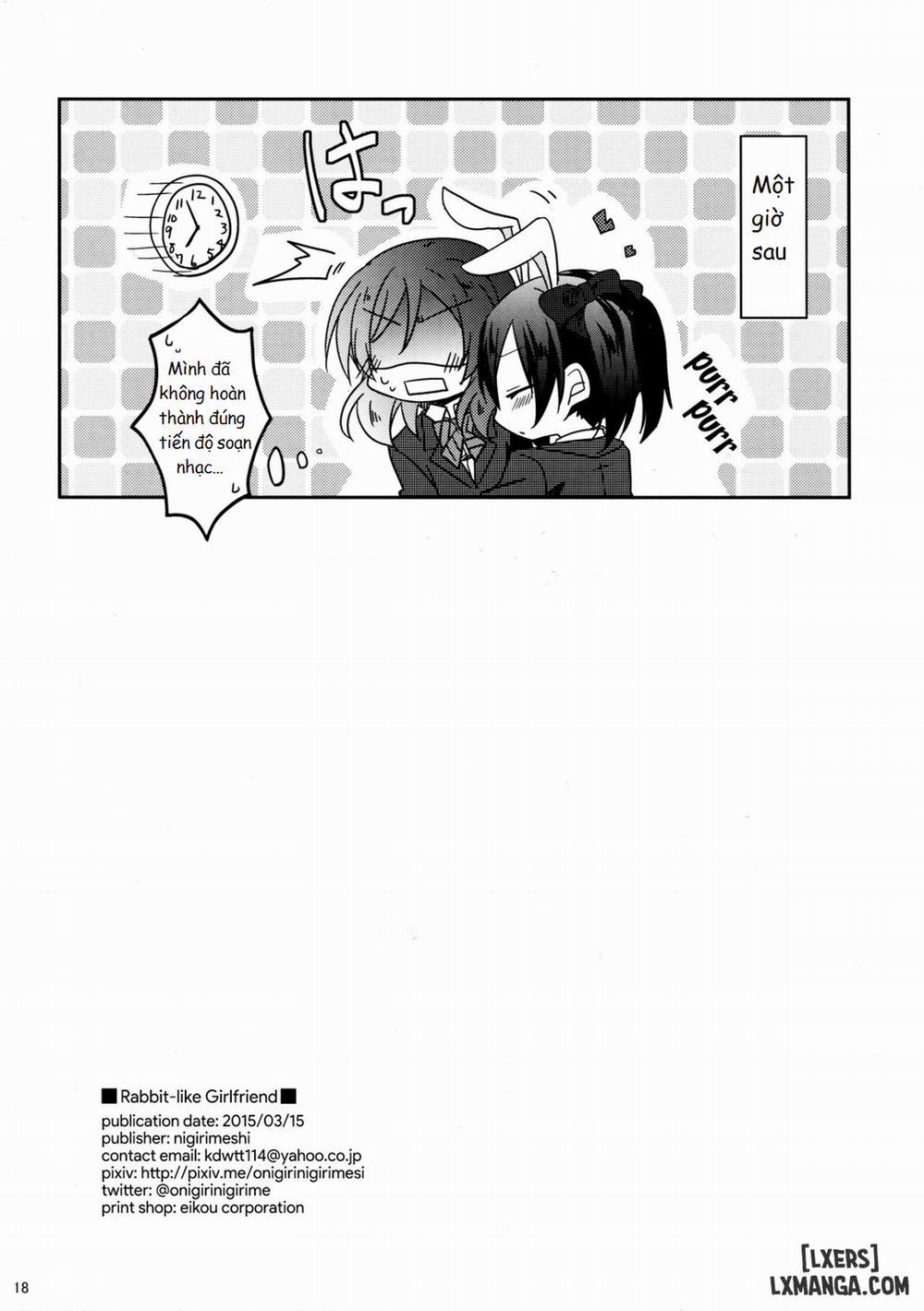 Usagi na Kanojo Oneshot trang 15