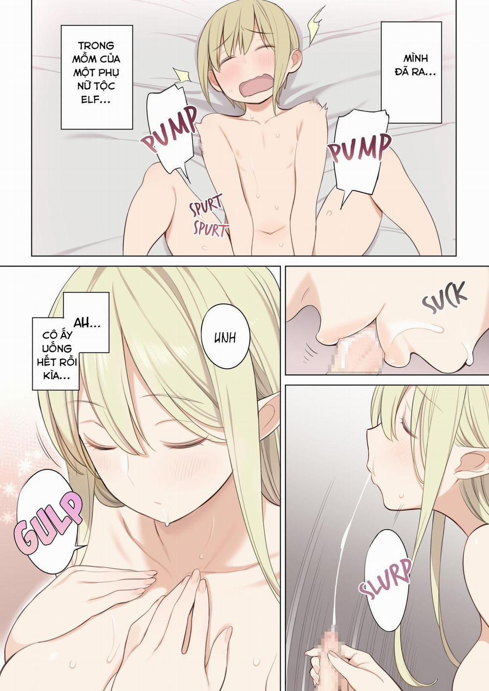 Vị anh hùng vì nước quên thân - Toraware Yuusha To Maou (Onna) To Elf Oneshot trang 26