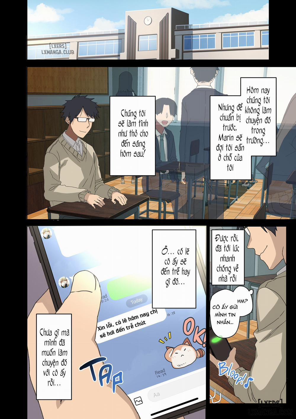 Vì senpai cho phép nên tôi đã làm chuyện đó với chị ấy 4 trang 47