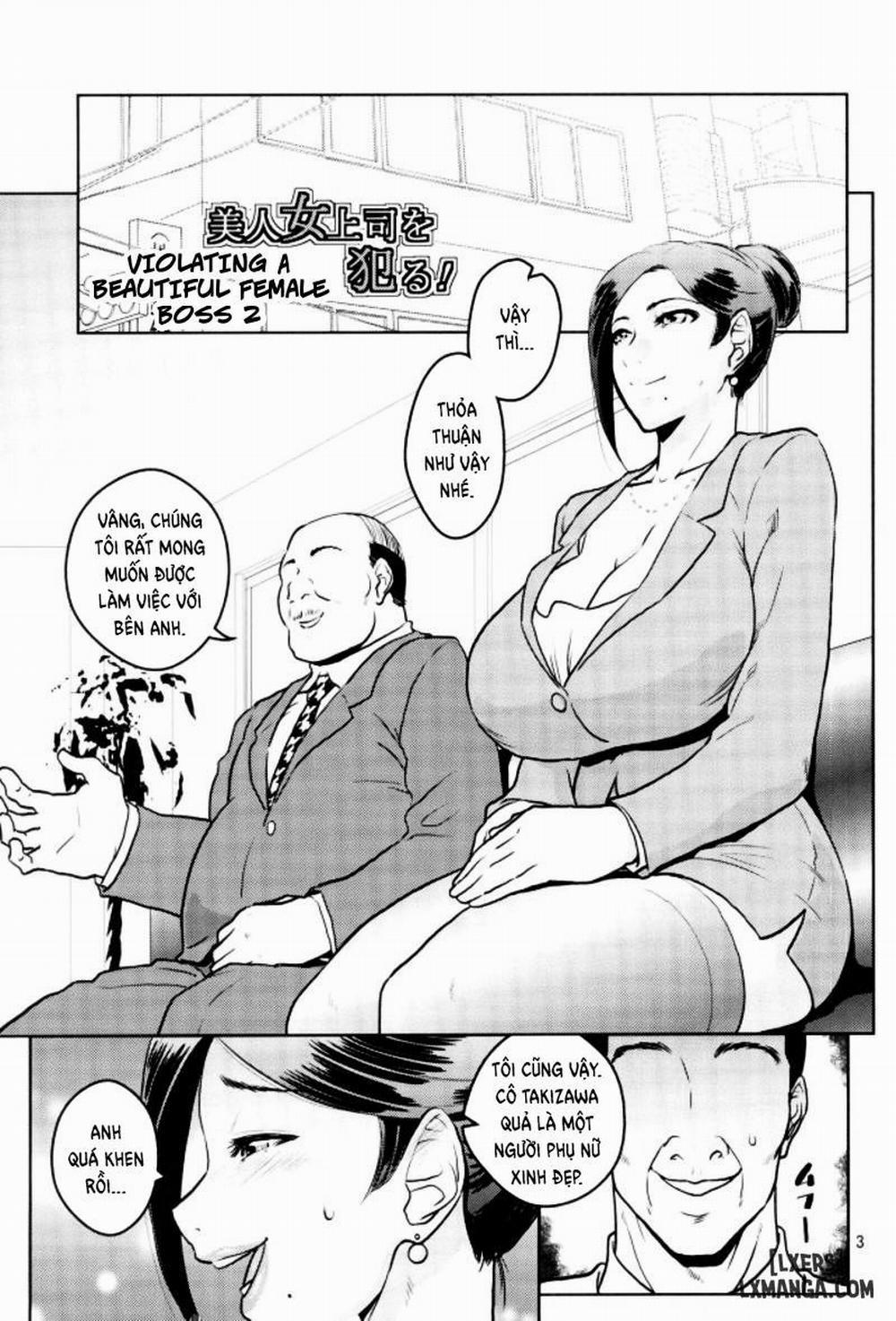 Violating A Beautiful Female Bos 2 END trang 3