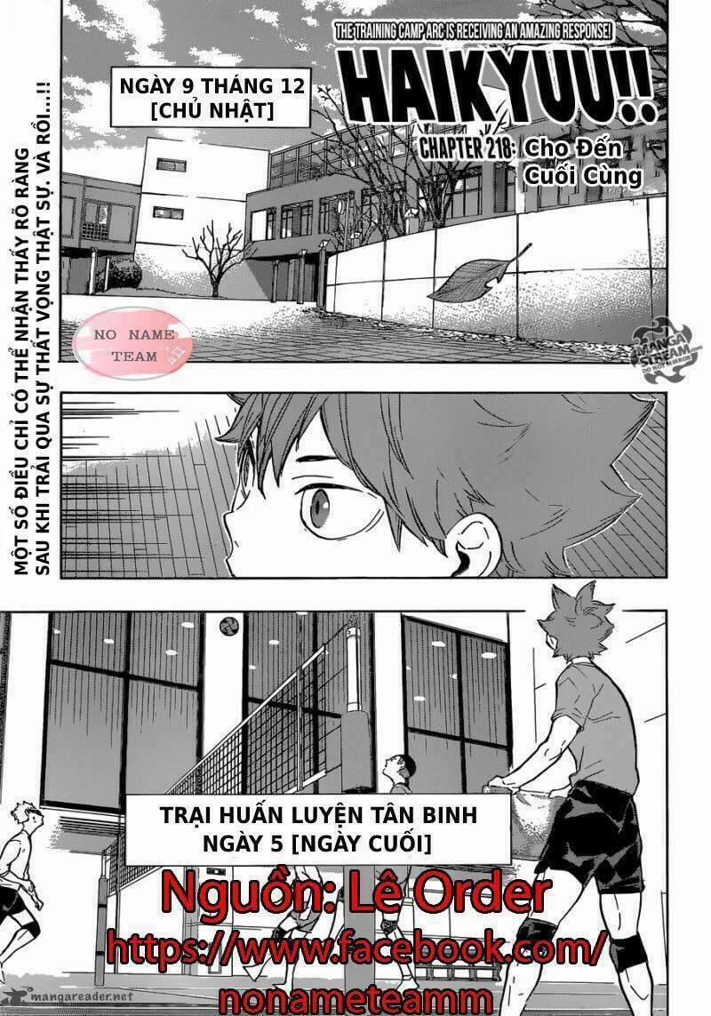 Vua Bóng Chuyền 218 trang 1