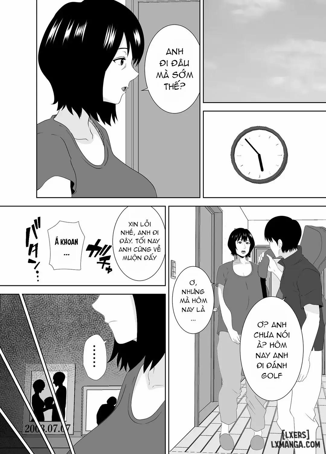 Wakai Kanrinin ni Otosareta Muchimuchi Hitozuma Jukujo 3 - END trang 4