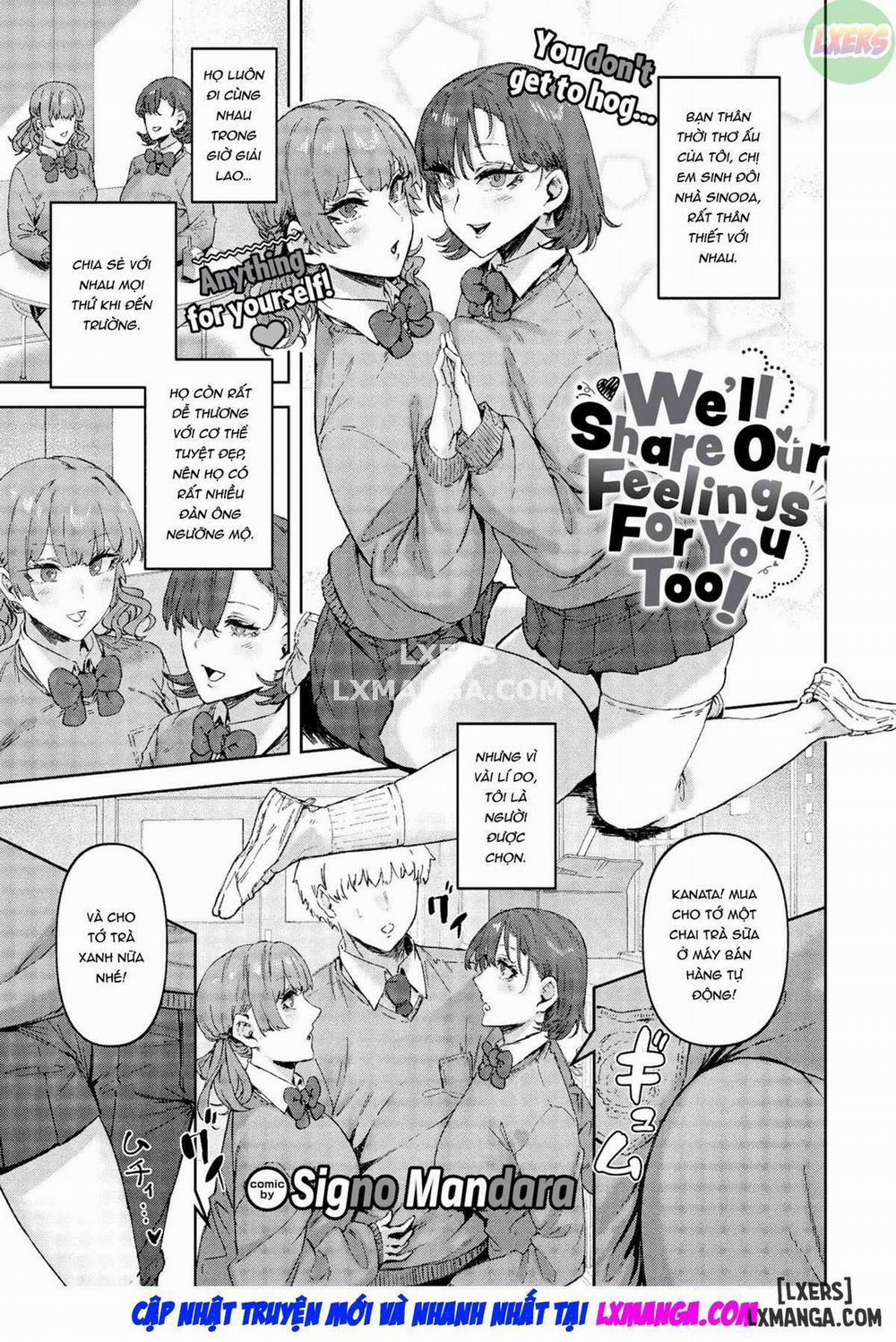 We'll Share Our Feelings For You Too Oneshot trang 3
