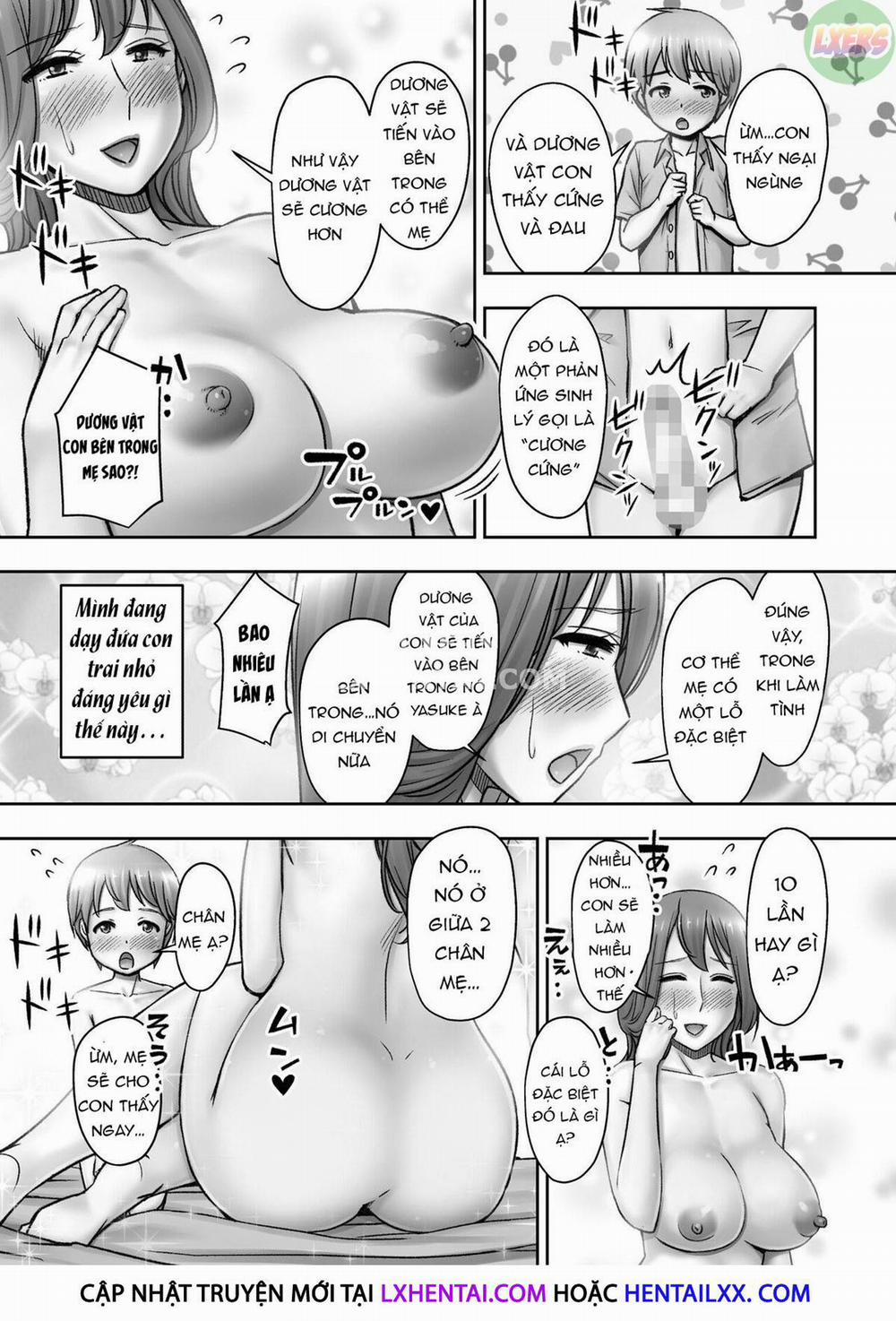 Well-mannered mother's indecent sex education Oneshot trang 28