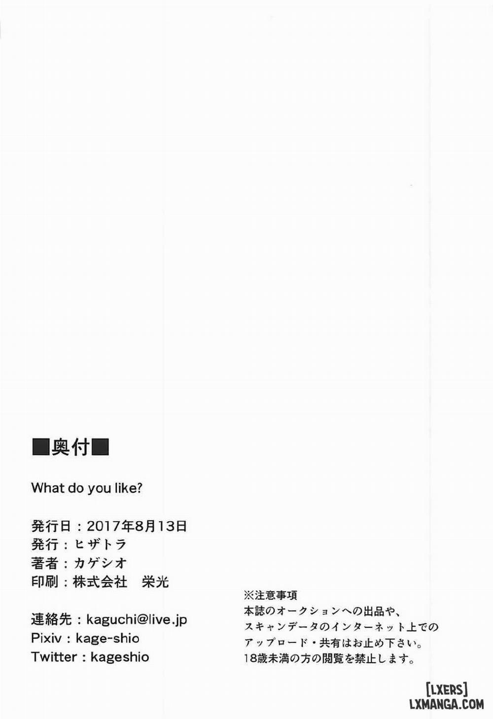 What do you like Oneshot trang 20