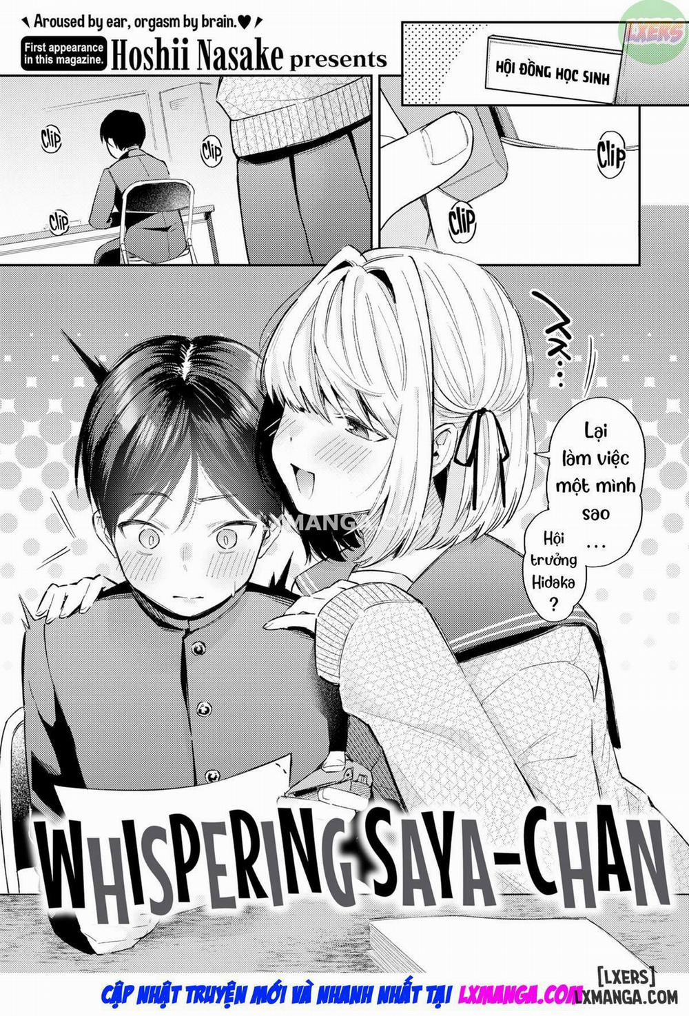 Whispering Saya-chan Oneshot trang 3