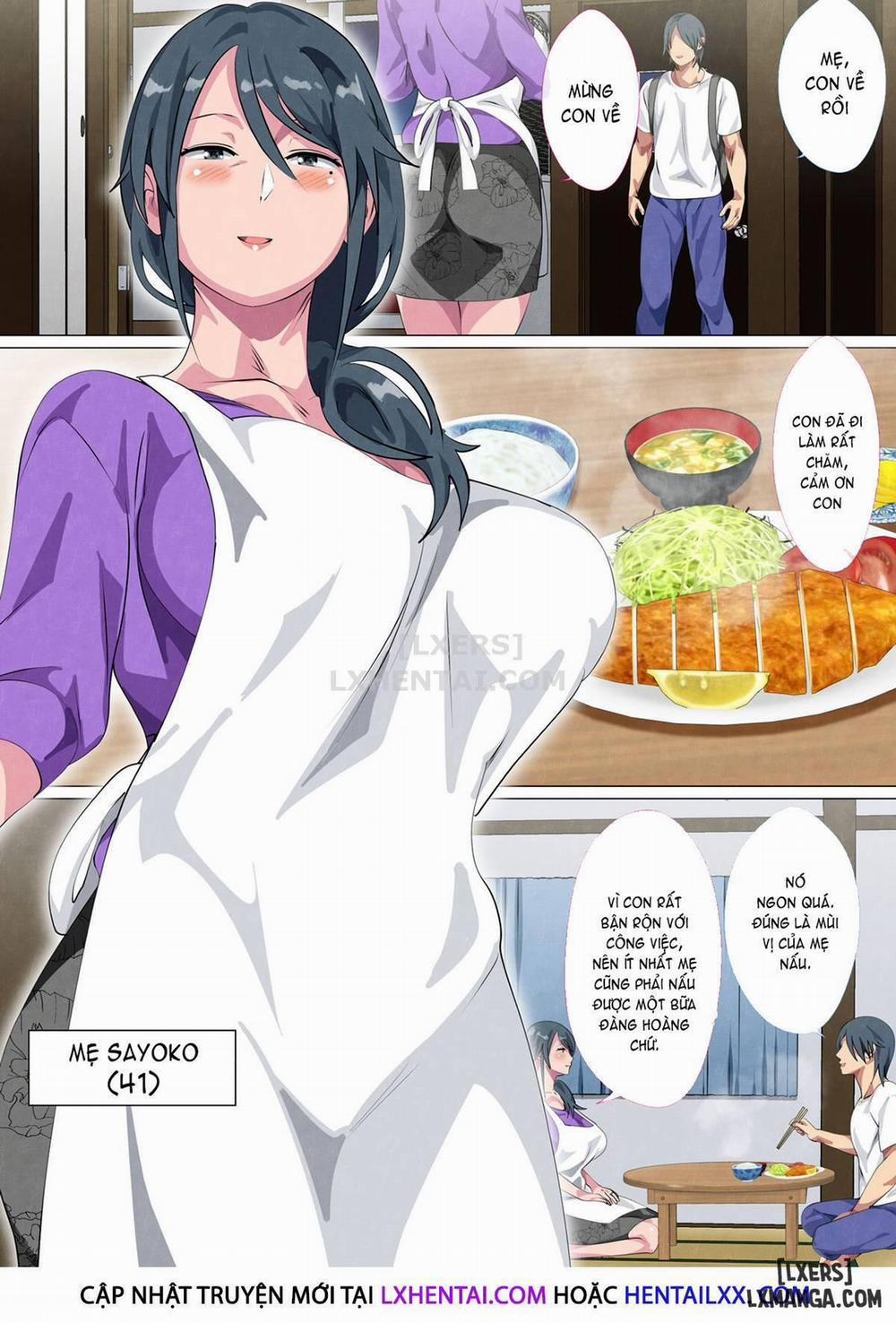 Widowed Mother Sayoko ~Record of a Copulation of a Mother and Son Living in a Small Room Oneshot trang 2