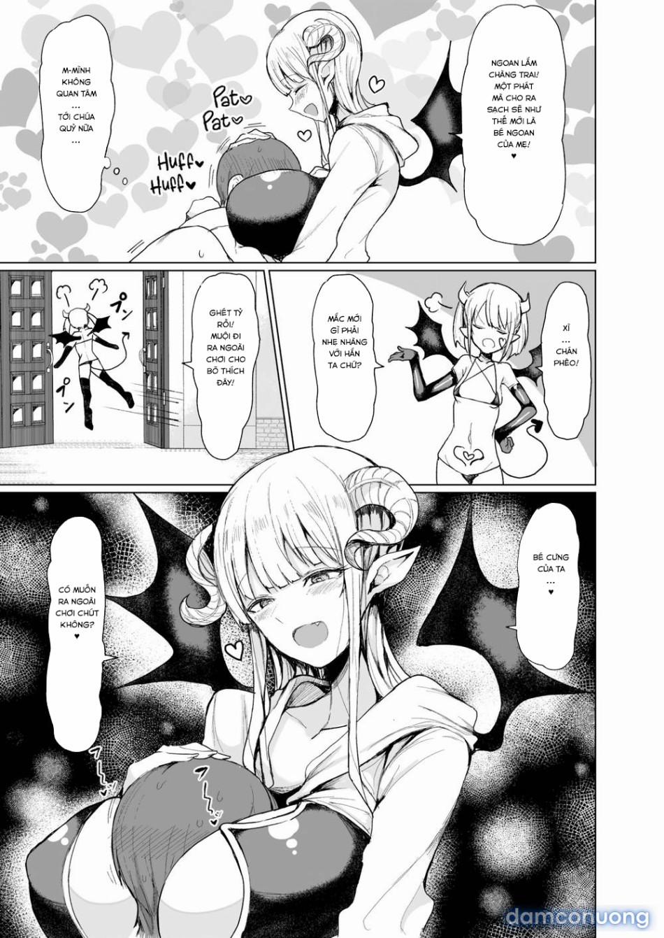 Ý Trời Bảo Thanh Niên Đụ 2 Em Quỷ Vương! OneShot trang 11