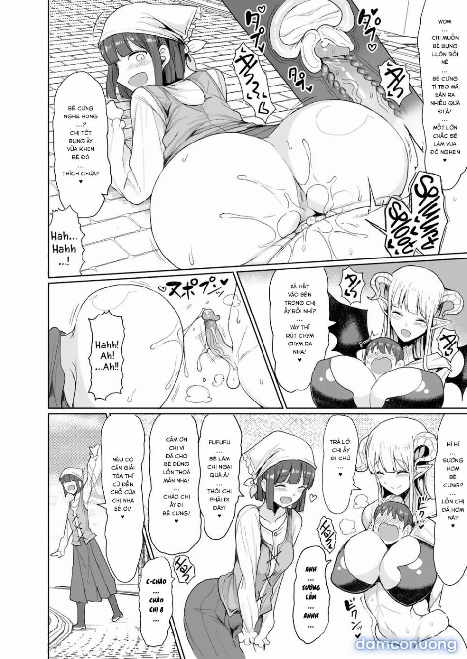 Ý Trời Bảo Thanh Niên Đụ 2 Em Quỷ Vương! OneShot trang 22