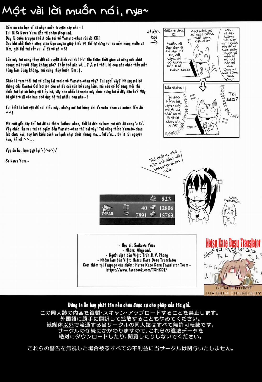 Yamato to Yoru no Kyuuichi (Kancolle) Oneshot trang 24