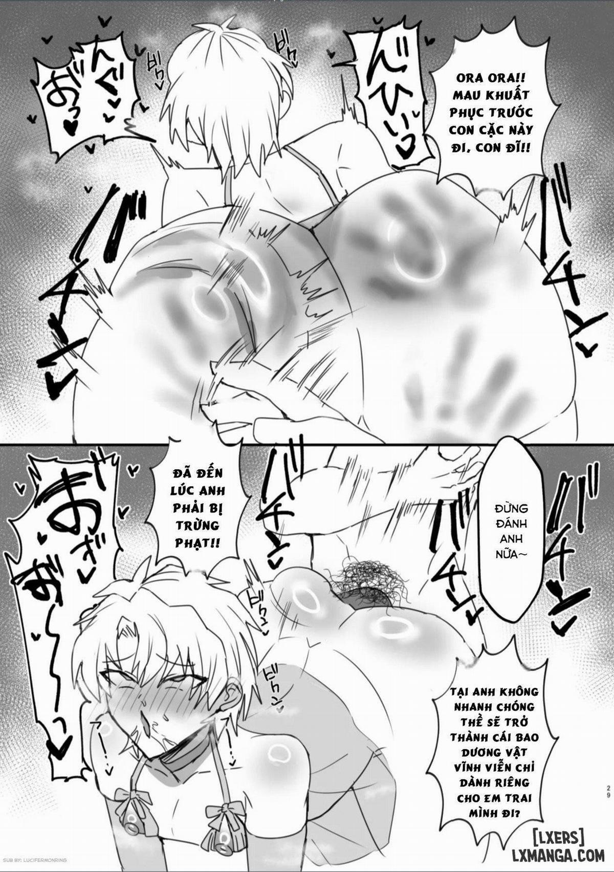 Yankee boy becomes mother of younger brother. And then she falls in love! Oneshot trang 27