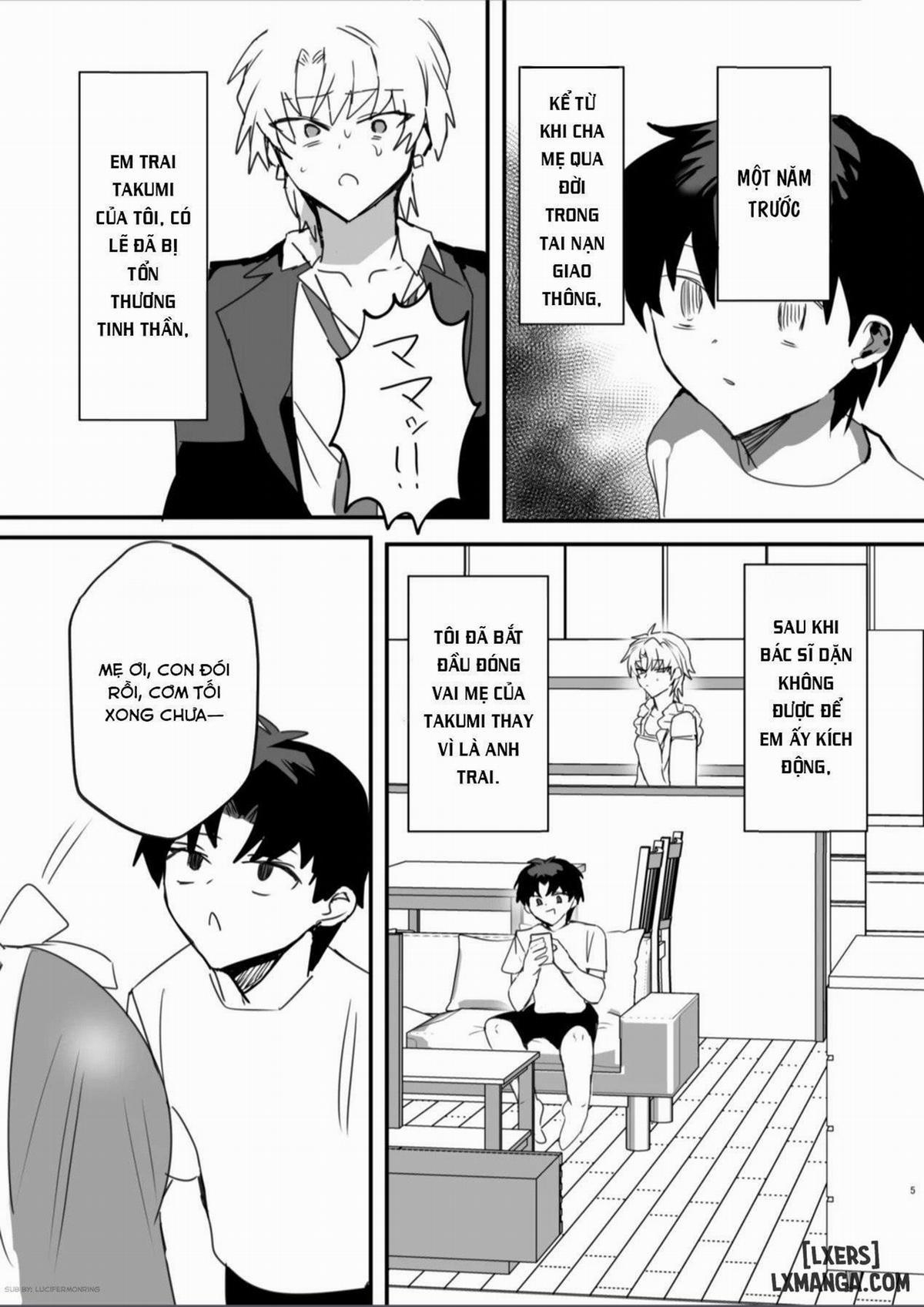 Yankee boy becomes mother of younger brother. And then she falls in love! Oneshot trang 3