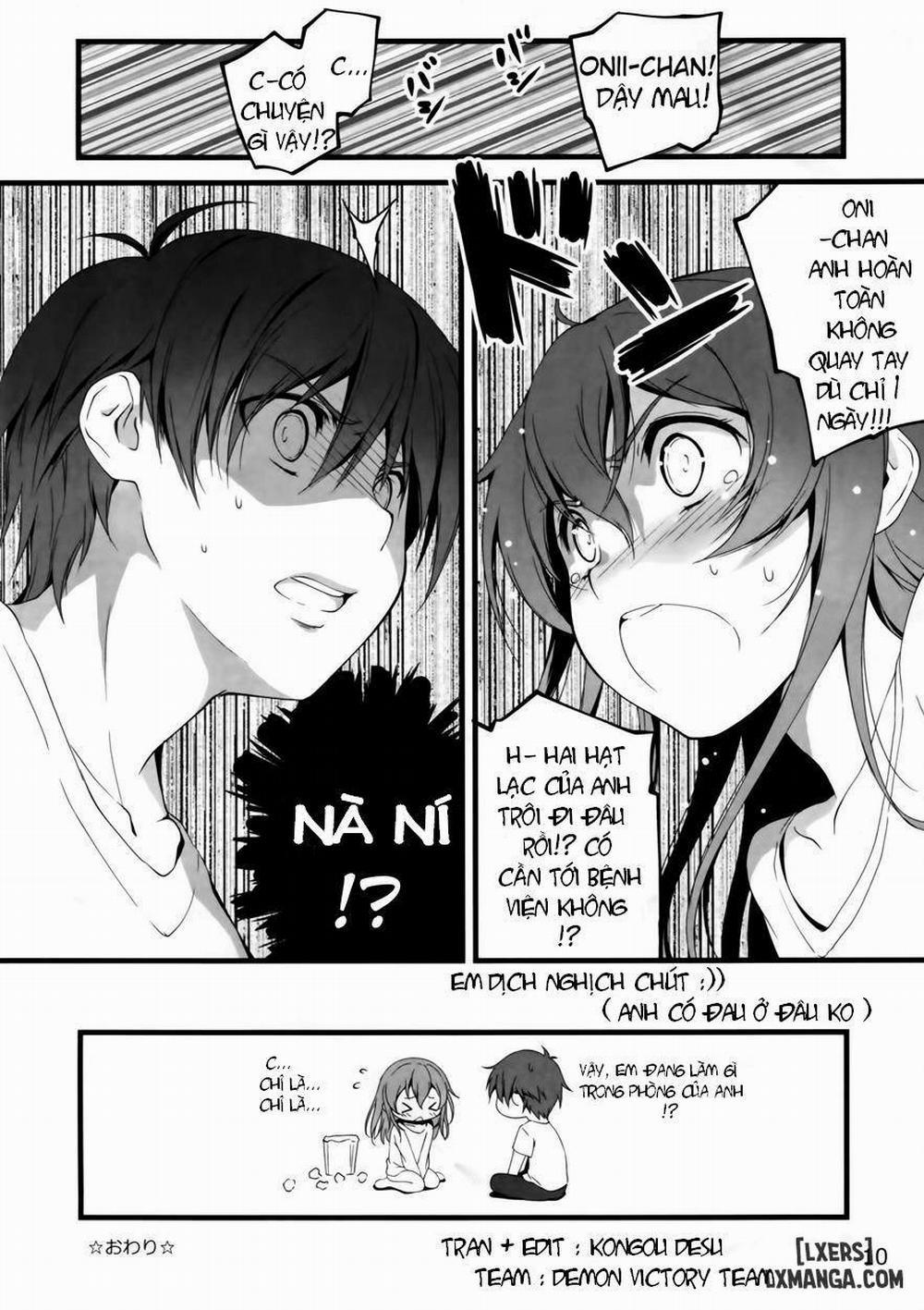 Yappari Uchi no Imouto ga Okashii Oneshot trang 9