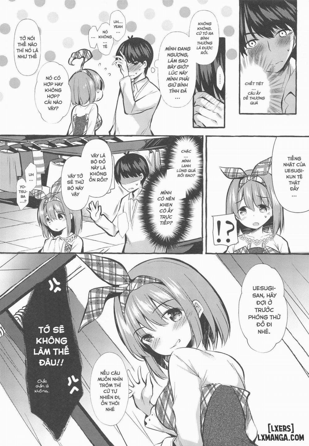 Yotsuba to Shichakushitsu de H Shiyo Oneshot trang 4
