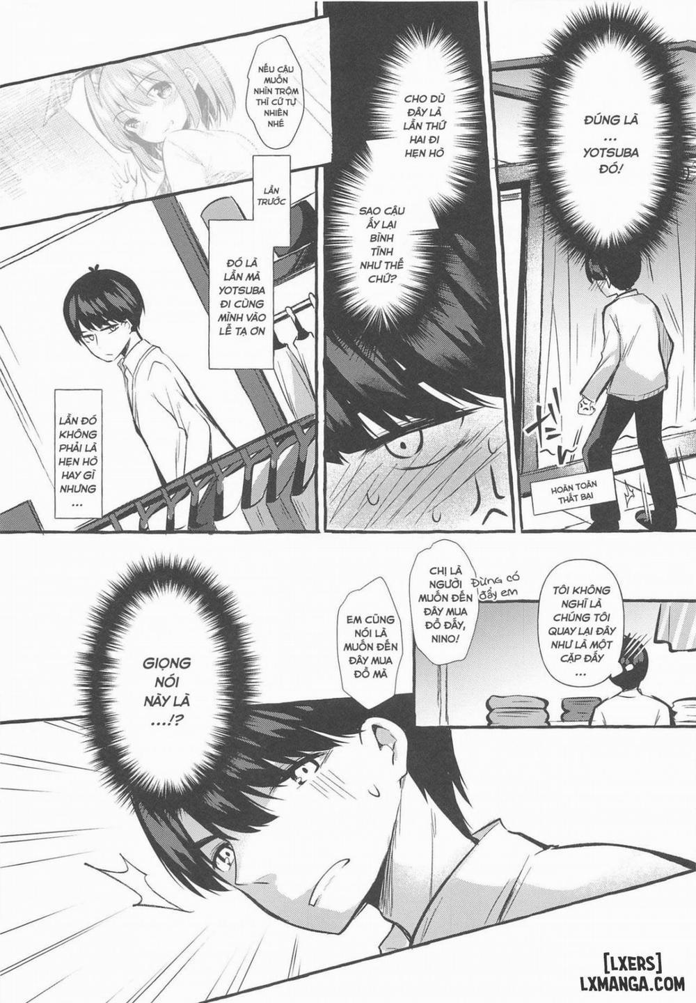 Yotsuba to Shichakushitsu de H Shiyo Oneshot trang 5