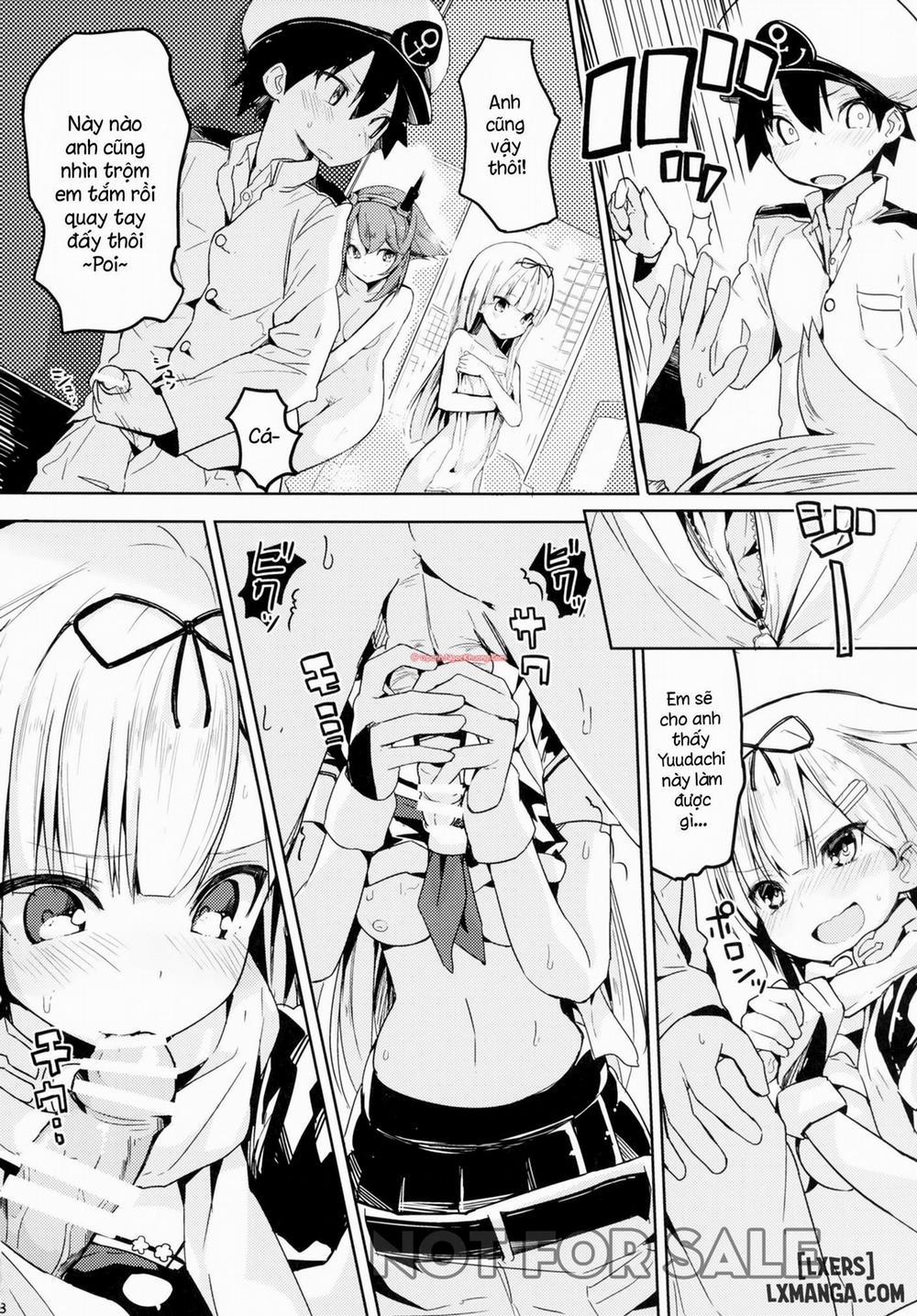 Yuudachi to Teitoku ga H de Kenka Oneshot trang 8