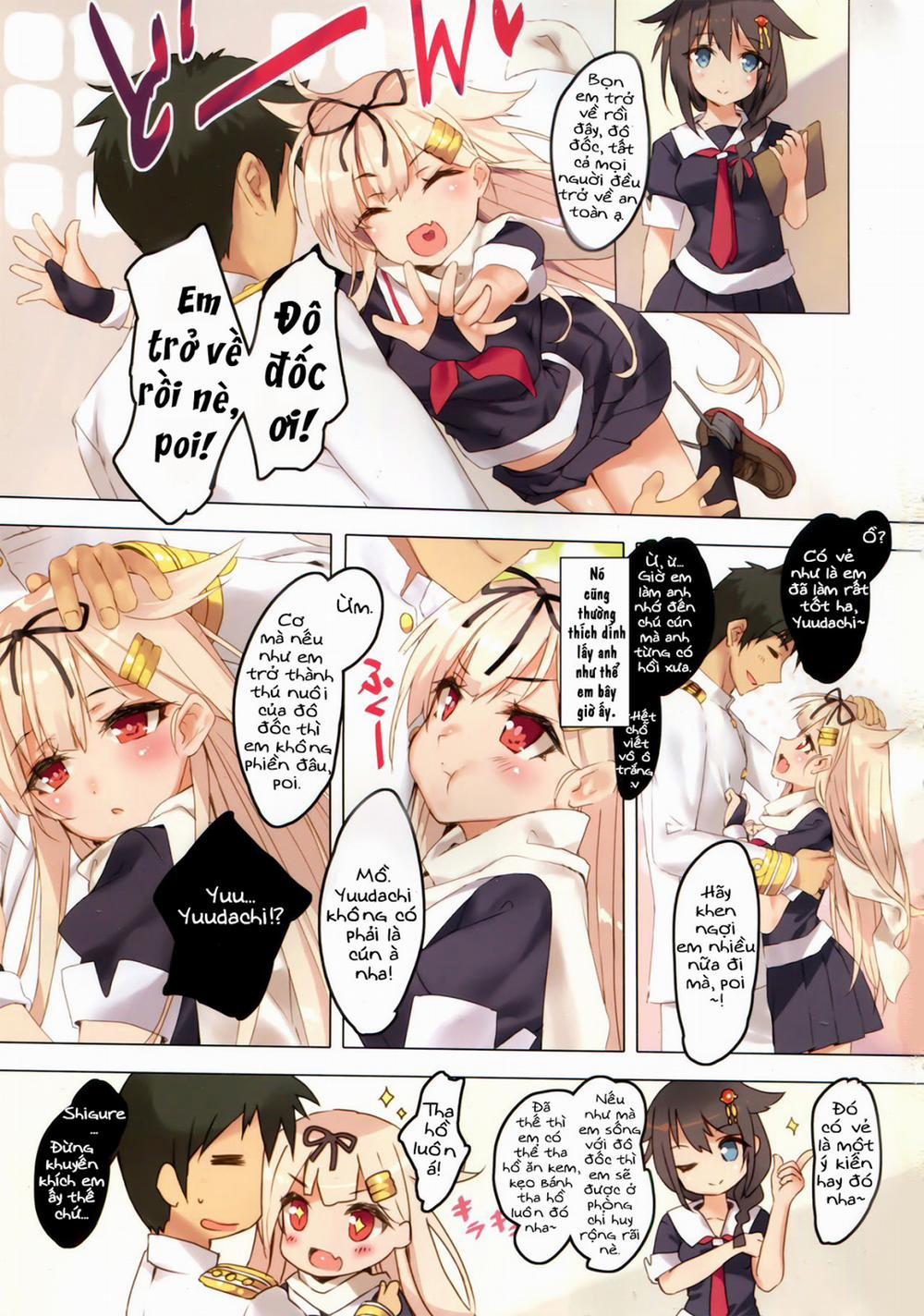 Yuudachi wa Teitoku-san ga Daisukippoi! (Kancolle) Oneshot [Full Color] trang 1