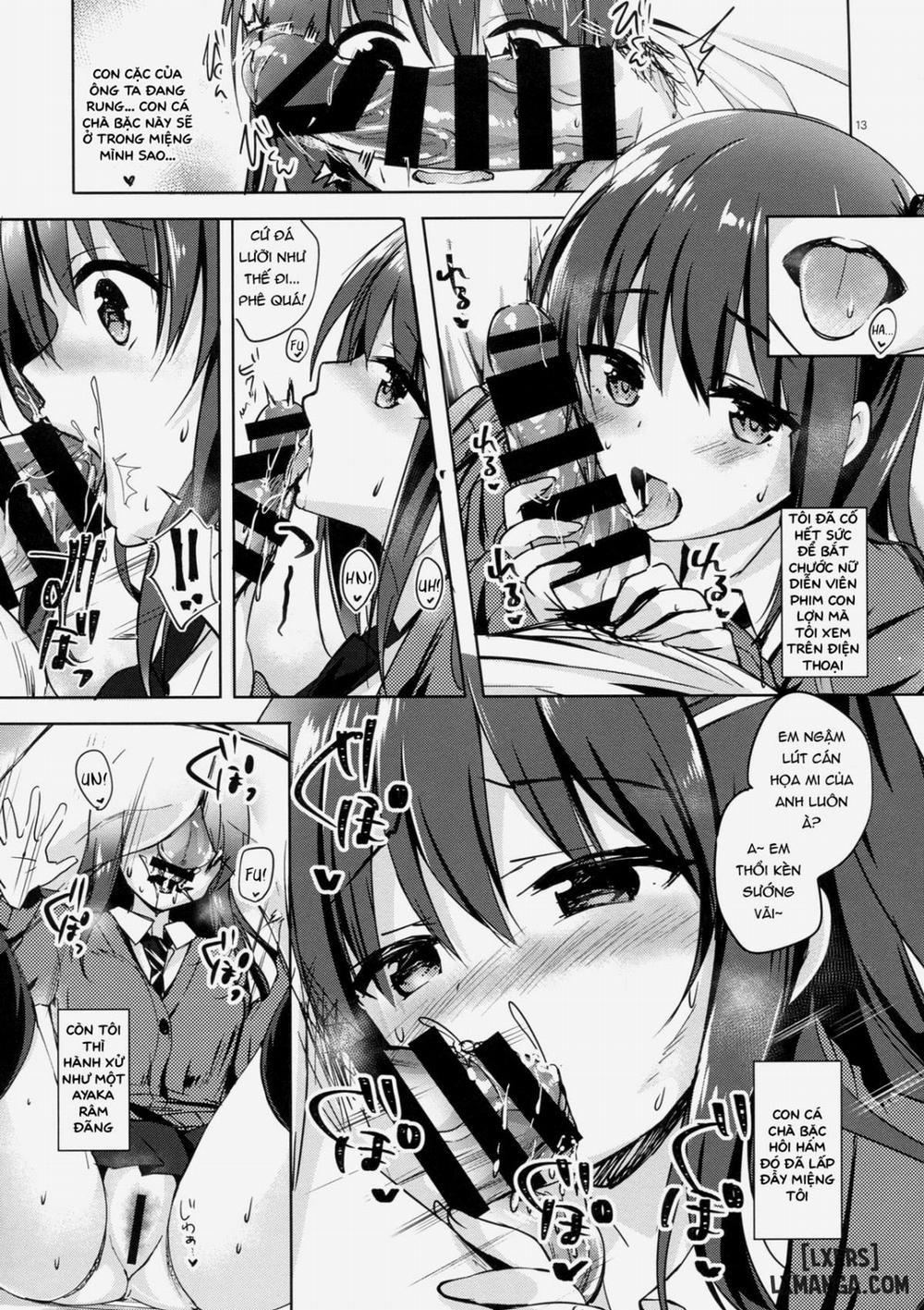 Yuutousei Ayaka no Uraomote Shojo Bitch Hen Oneshot trang 11