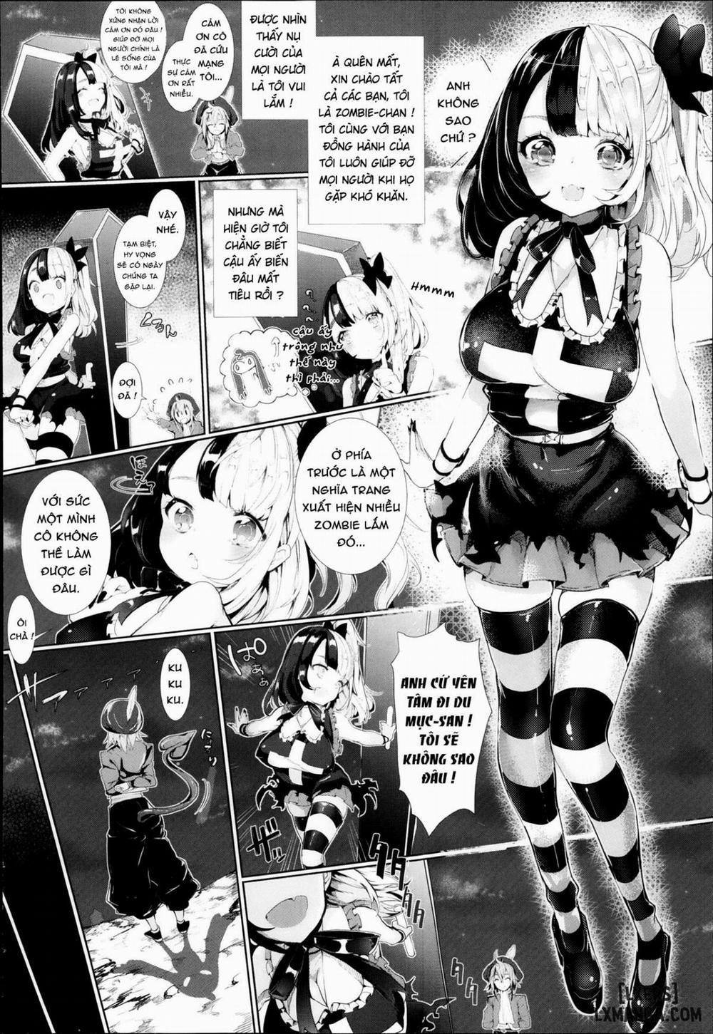 Zombie-chan no Ohakamairi Oneshot trang 1